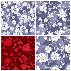 Image showing seamless floral pattern