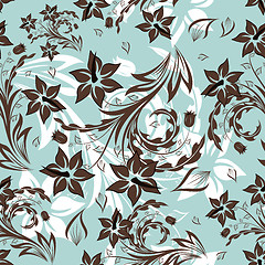 Image showing seamless floral background