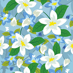 Image showing seamless floral pattern