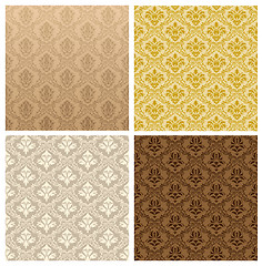 Image showing seamless damask pattern