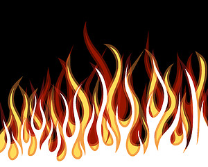 Image showing fire background