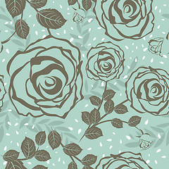 Image showing seamless floral pattern