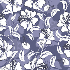 Image showing seamless floral pattern