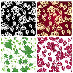 Image showing seamless floral pattern