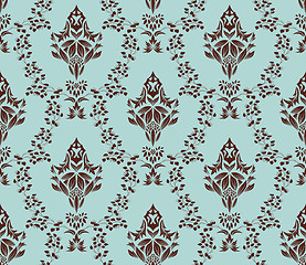 Image showing seamless damask pattern