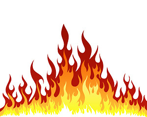 Image showing fire background