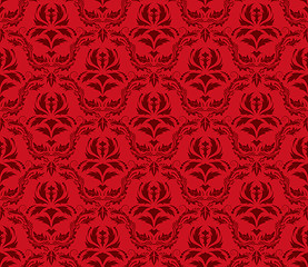 Image showing seamless damask pattern