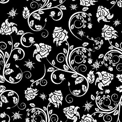 Image showing seamless floral pattern