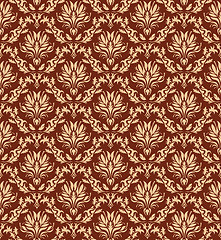 Image showing seamless damask pattern