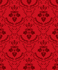 Image showing seamless damask pattern