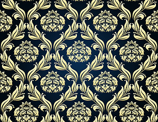 Image showing seamless damask pattern