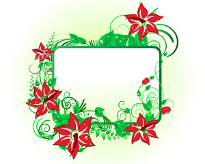 Image showing floral background