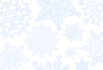 Image showing Blue Flake Background