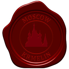 Image showing kremlin cathedral sealing wax