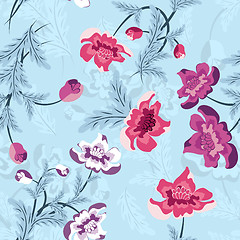 Image showing seamless floral pattern