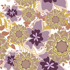 Image showing seamless floral pattern