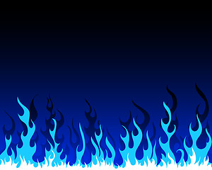 Image showing fire background