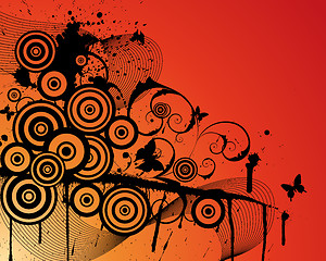 Image showing grunge vector background