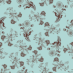 Image showing seamless floral pattern