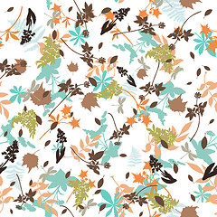 Image showing seamless floral pattern