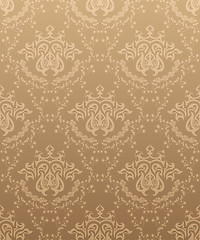 Image showing seamless damask pattern