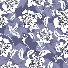 Image showing seamless floral pattern