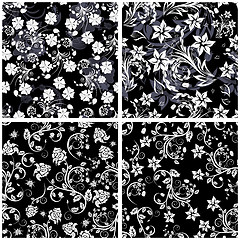 Image showing seamless floral pattern