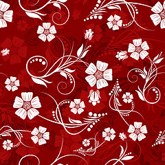 Image showing seamless floral pattern