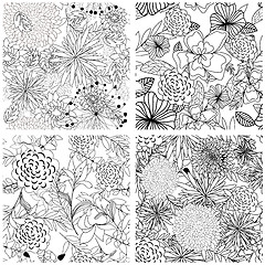 Image showing seamless floral pattern