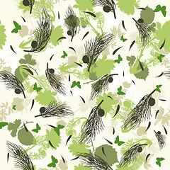 Image showing seamless floral pattern