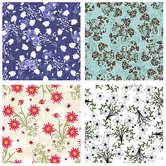 Image showing seamless floral pattern