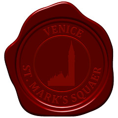 Image showing St. Mark's square sealing wax 