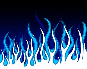 Image showing fire background