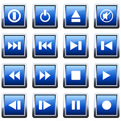 Image showing musical icons set