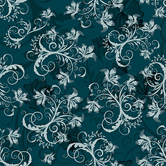 Image showing seamless floral pattern