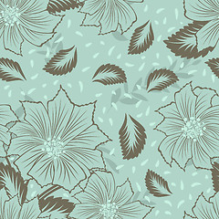 Image showing seamless floral pattern