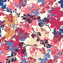 Image showing seamless floral pattern