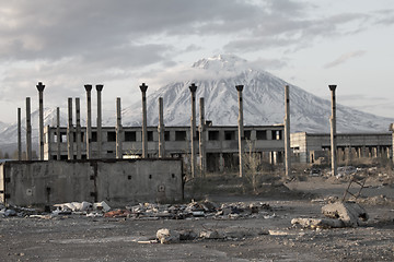 Image showing The littered volcano