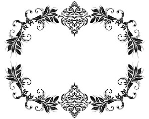 Image showing floral frame