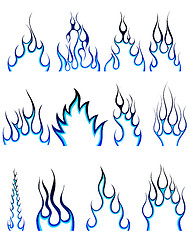 Image showing fire pattern set