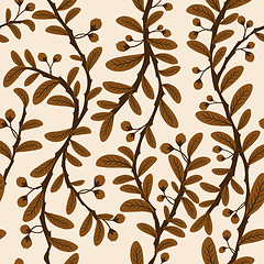 Image showing seamless floral pattern