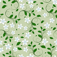 Image showing seamless floral pattern