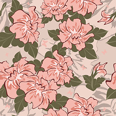 Image showing seamless floral pattern