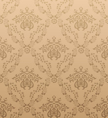 Image showing seamless damask pattern