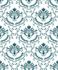 Image showing seamless damask pattern