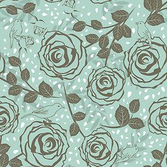 Image showing seamless floral pattern