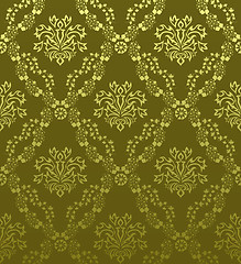 Image showing seamless damask pattern