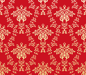 Image showing seamless damask pattern