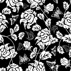 Image showing Seamless floral pattern