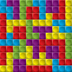 Image showing Tetris board background